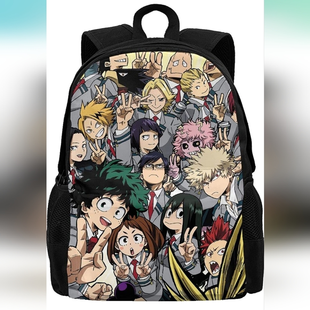 Anime My Hero  Academia Backpack Schoolbag Suitable for teens